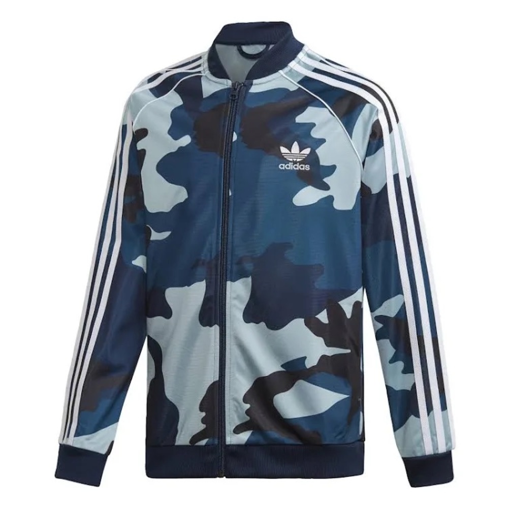 Adidas Blue Camouflage SST Track Jacket
